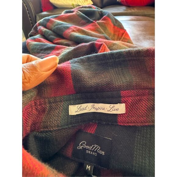 The Good Man Brand Men Flannel Shirt Russel wilson - Picture 11 of 13